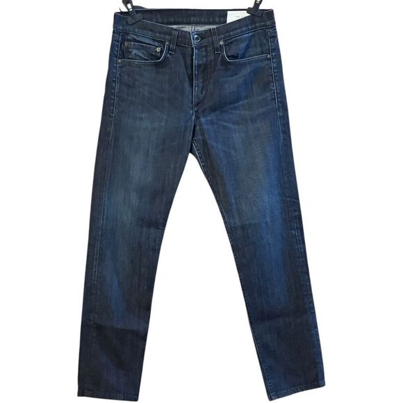 Rag & bone Fit 2 Slim Leg Raw Denim Jeans 31 - Picture 8 of 9